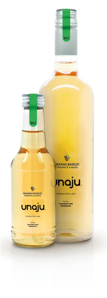 bouteilles Ananas Basilic petite et grande
